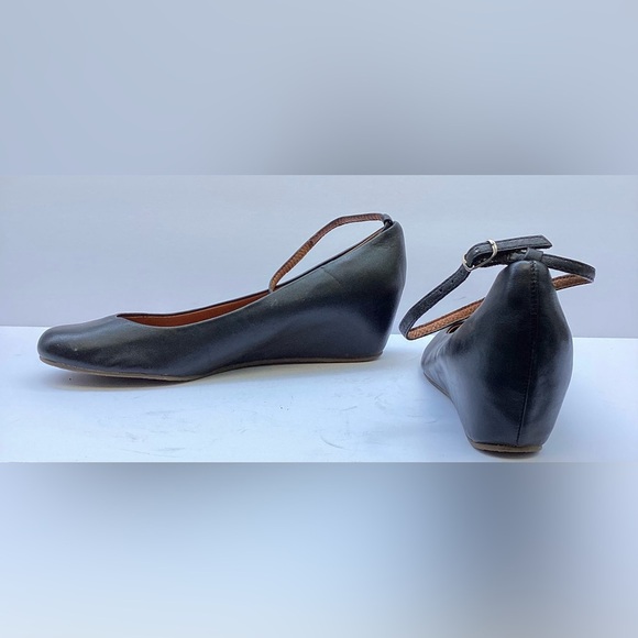 Aldo black bracelet shoes with Wedge Heel Size 10 - Picture 4 of 8